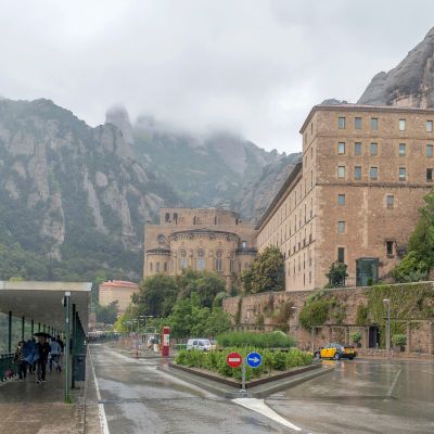 Montserrat sota la pluja