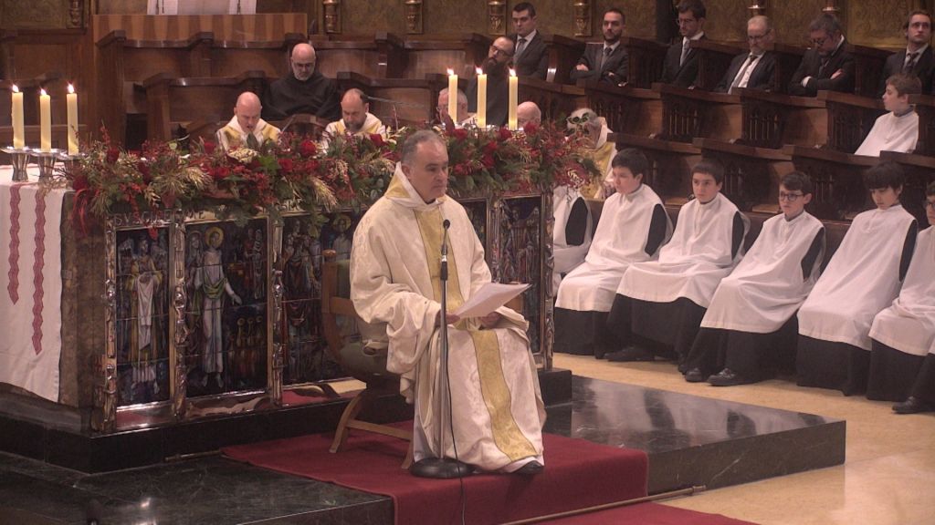 Homilia de la Nit de Nadal, Missa del Gall, predicada pel P. Manel Gasch i Hurios, Abat de Montserrat.